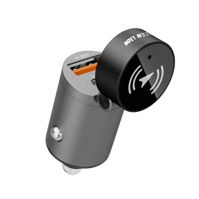 Green Lion Dual-Port Fast Car Charger with Integrated Global Car Tracking System