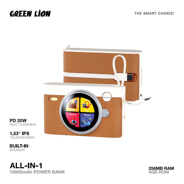 Green Lion All-in-One 10000mAh Power Bank