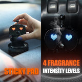 Porodo Lifestyle Robovibe Smart Car Aroma Diffuser - 4 Intensity Levels