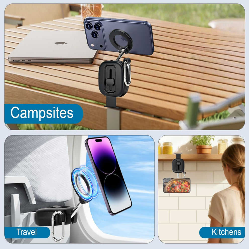 Porodo Loop Travel Mount MagSafe 360° Swivel Phone Mount