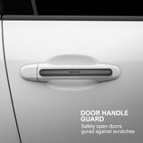 Green Lion 4-Strips Car Door & Mirror Guard – Waterproof, Adhesive, Universal Fit