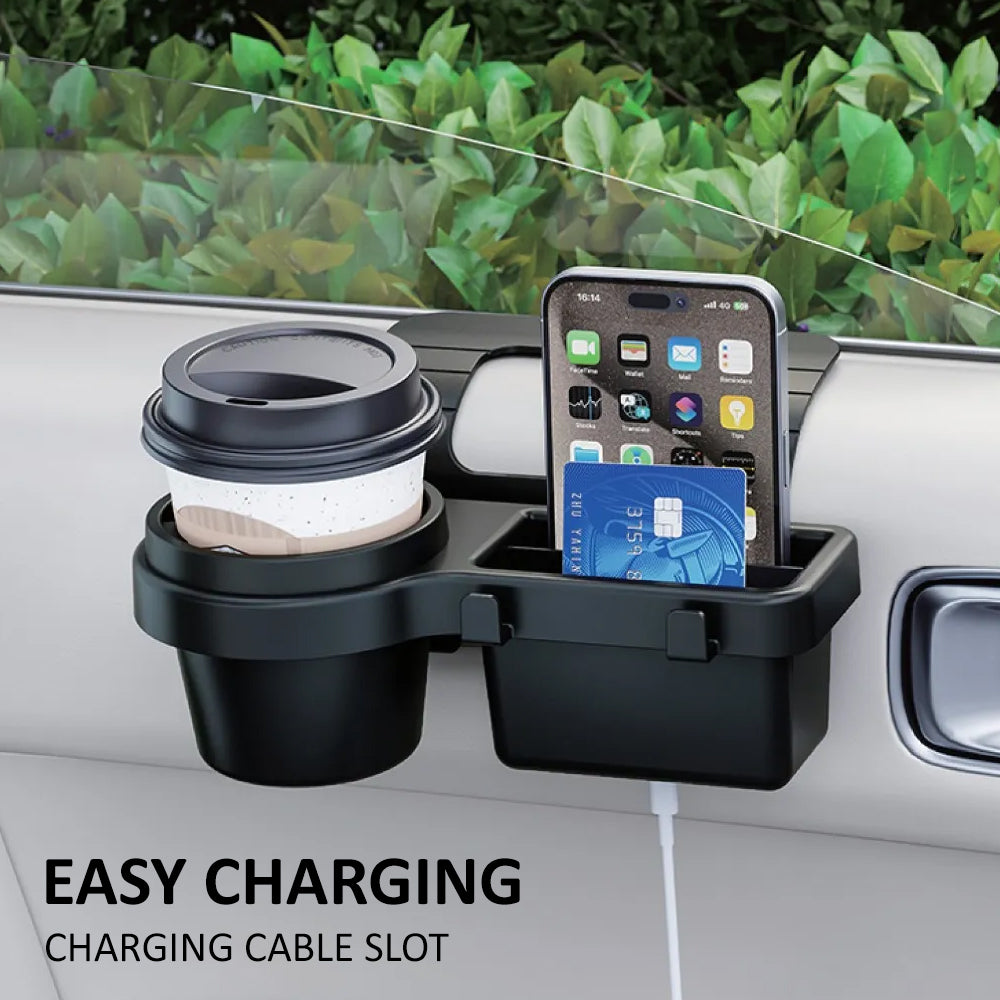 Green Lion 4-in-1 Car Window Organizer – Phone, Cup & Key Holder