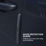 Green Lion 4-Strips Car Door & Mirror Guard – Waterproof, Adhesive, Universal Fit