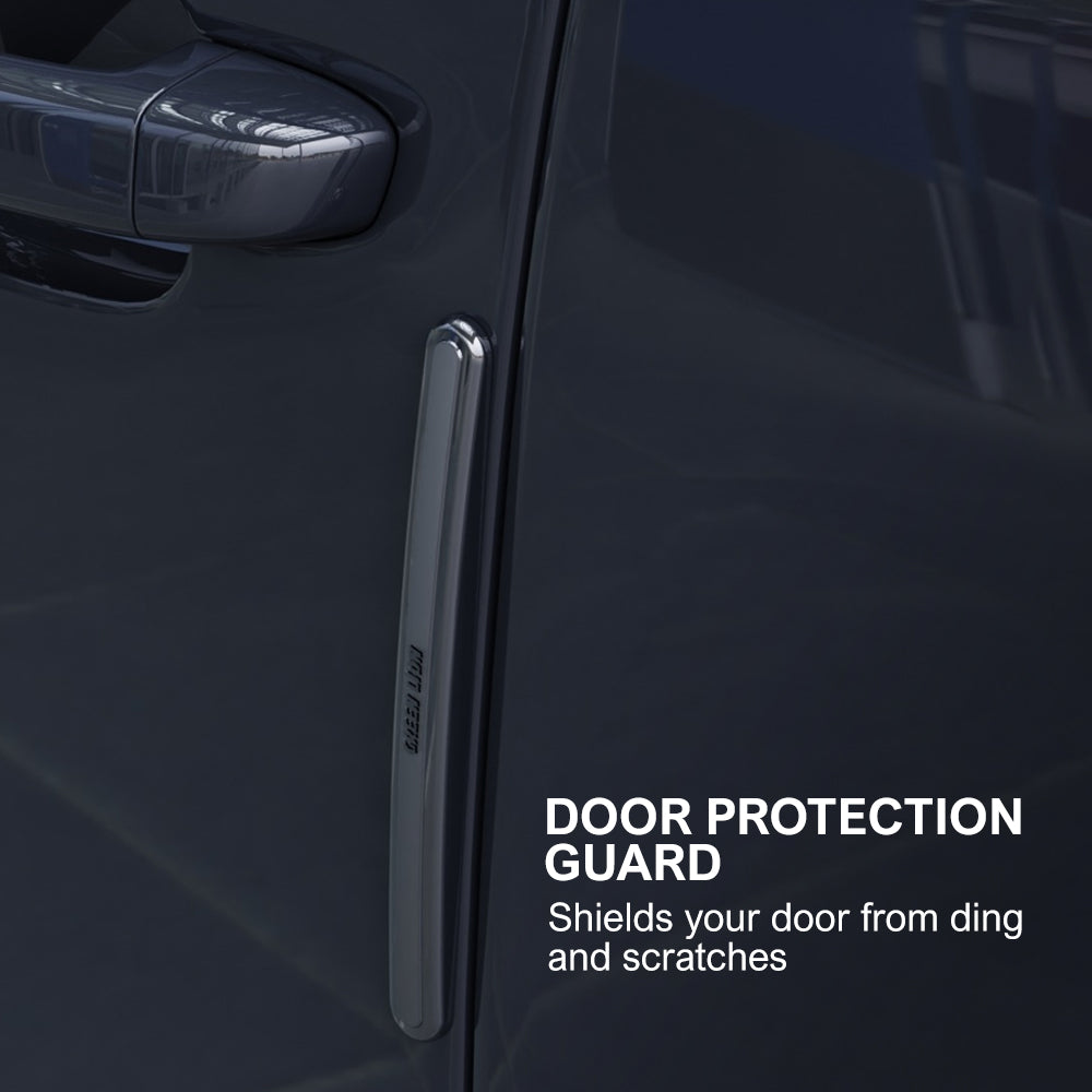 Green Lion 4-Strips Car Door & Mirror Guard – Waterproof, Adhesive, Universal Fit