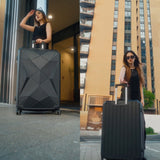 Levelo Romeo ABS Set of 3 Travel Luggage 20"/24"/28" - Weight Scale, Lock, Double Wheel & More