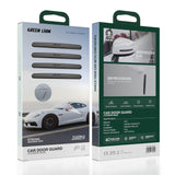Green Lion 4-Strips Car Door & Mirror Guard – Waterproof, Adhesive, Universal Fit