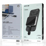 Green Lion 8-in-1 Magsafe USB-C Hub – 4K HDMI, 100W PD & Multi-Port