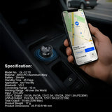Green Lion Dual-Port Fast Car Charger with Integrated Global Car Tracking System