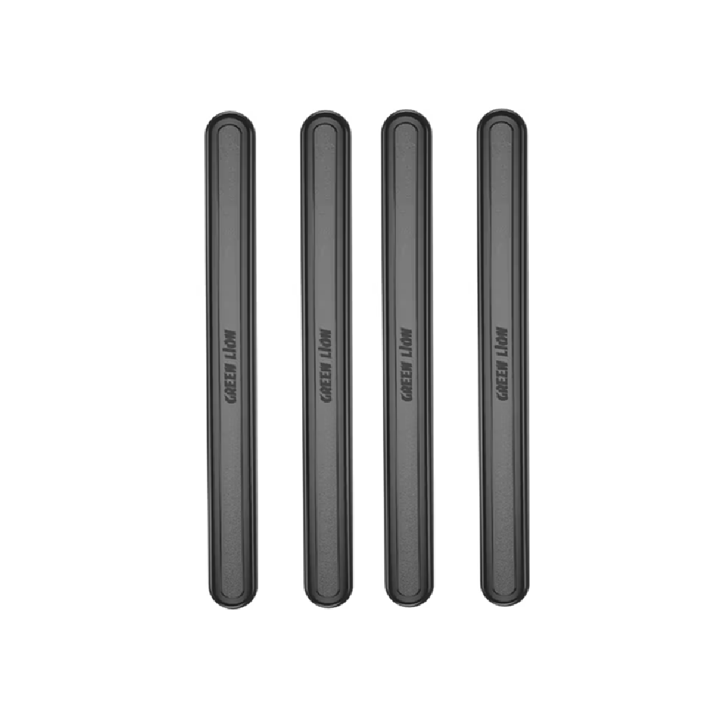 Green Lion 4-Strips Car Door & Mirror Guard – Waterproof, Adhesive, Universal Fit