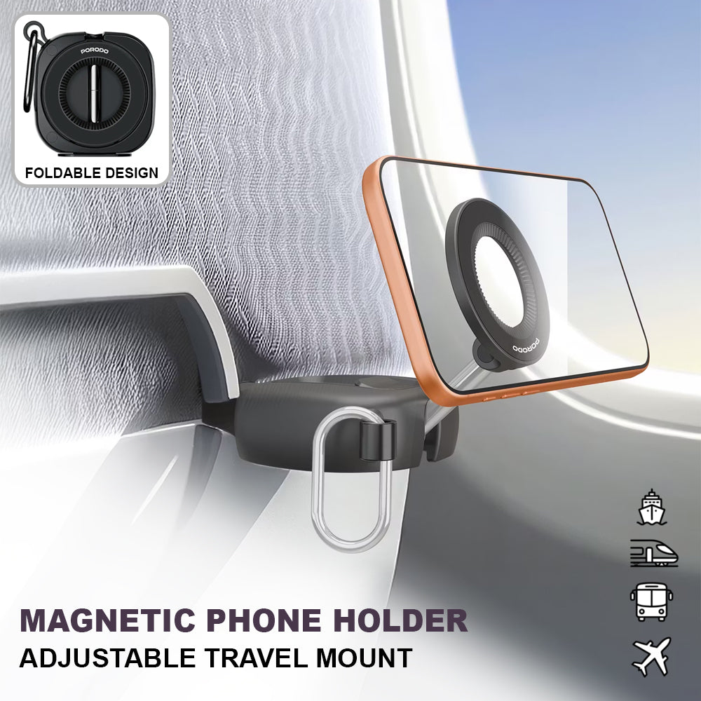 Porodo Loop Travel Mount MagSafe 360° Swivel Phone Mount