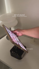 Porodo Lifestyle Multifunctional Tablet Stand with Speaker & Power Bank